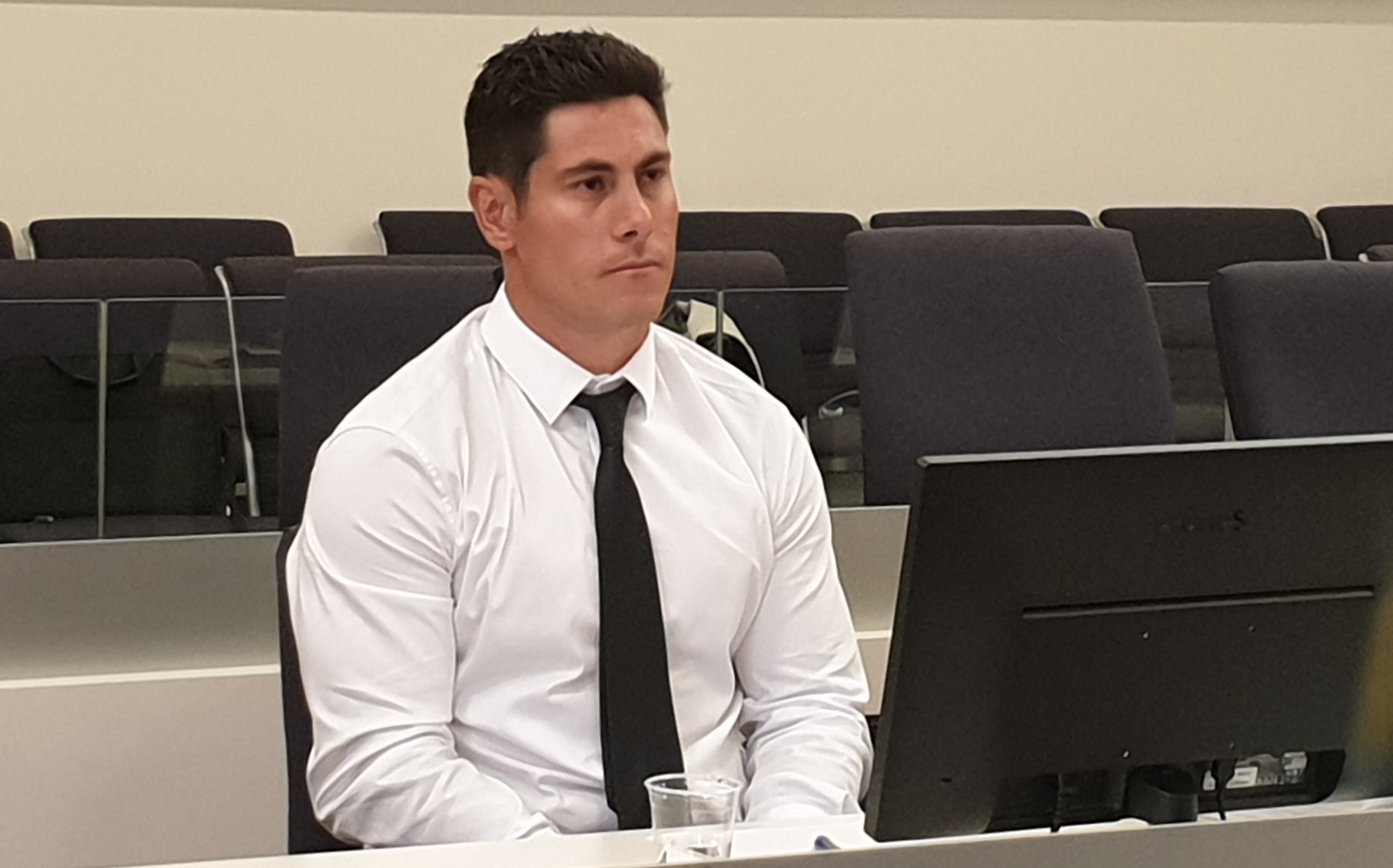 Jamie Foster was found guilty of raping his colleague after a two-week trial in the Auckland District Court.