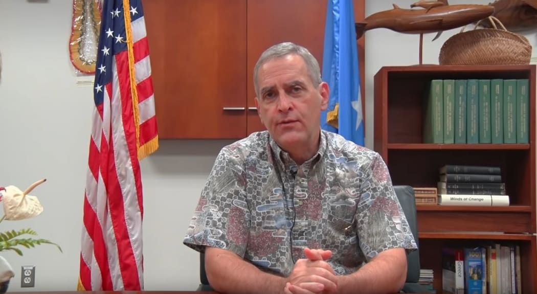 The US Ambassador to the FSM, Robert Riley