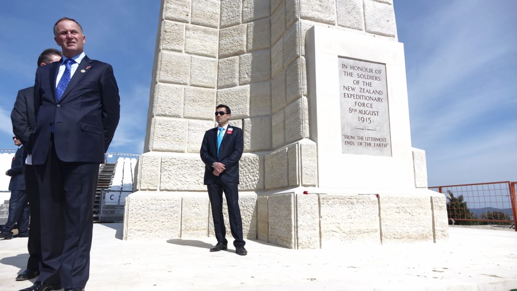 Prime Minister John Key at Chunuk Bair
