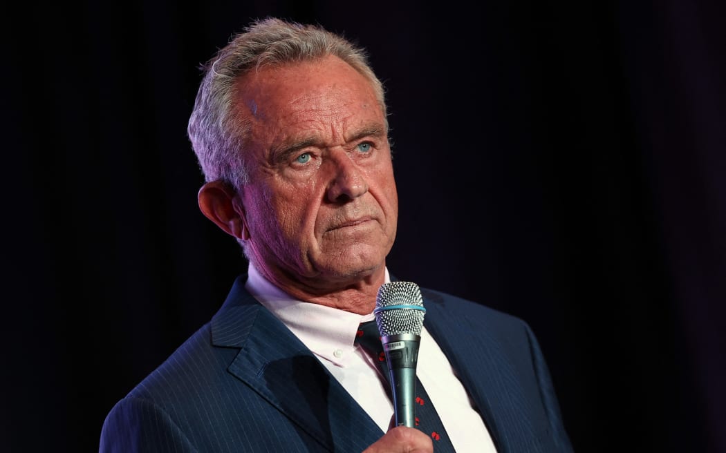 Independent presidential candidate Robert F. Kennedy Jr. speaks at the Libertarian National Convention on May 24, 2024 in Washington, DC.