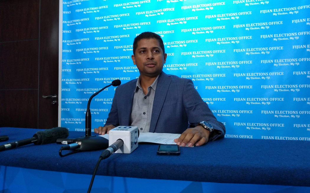 Fiji's Supervisor of Elections, Mohammed Saneem