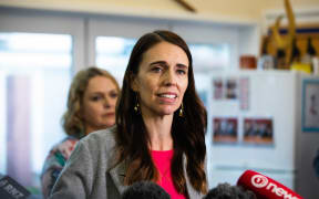 Jacinda Ardern makes Mana Ake announcement, Manurewa, 15 April