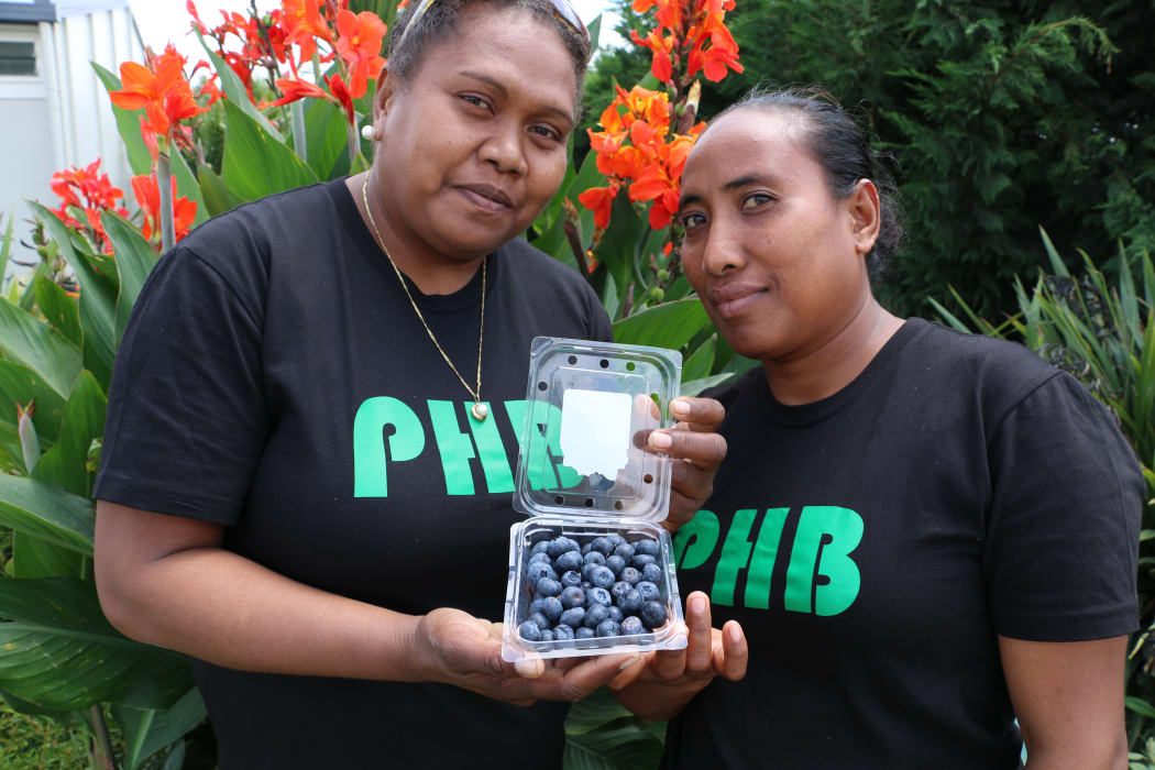 Roselyn Givi and Janet Meimana in Hawkes Bay