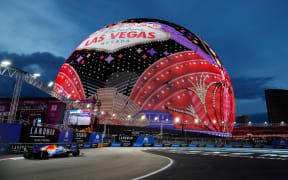 Liam Lawson at the Las Vegas Grand Prix.