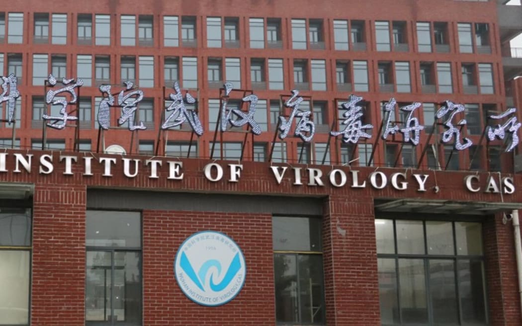 Wuhan Institute of Virology is pictured in Wuhan, Hubei province on Jan. 27, 2021. Coronavirus clusters occurred at a market in Wuhan. ( The Yomiuri Shimbun ) (Photo by YOMIURI SHIMBUN / Yomiuri / The Yomiuri Shimbun via AFP)