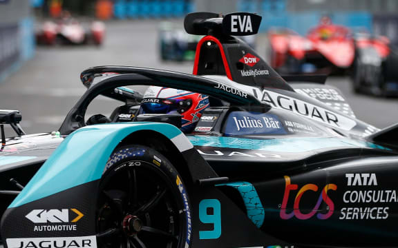 Jaguar Formula E driver Mitche Evans