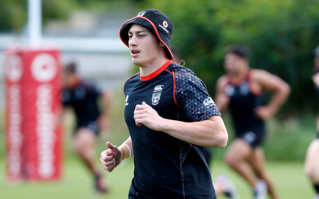 Charnze Nicoll Klokstad is set to make his NRL debut on Sunday.