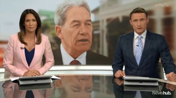 Newshub reports Winston Peters allegations on Saturday.