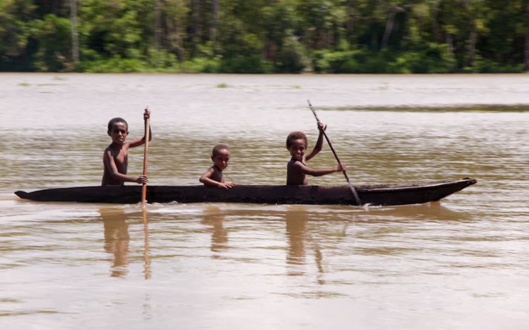 Their home village of Kawerau in Warwick Lakes, a vast network of lagoons, wetlands and winding waterways. (Image: Matthew Davis, WanKantri: The Next 50 Years)