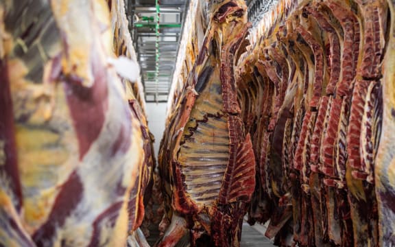 Mataura meatworks plant.