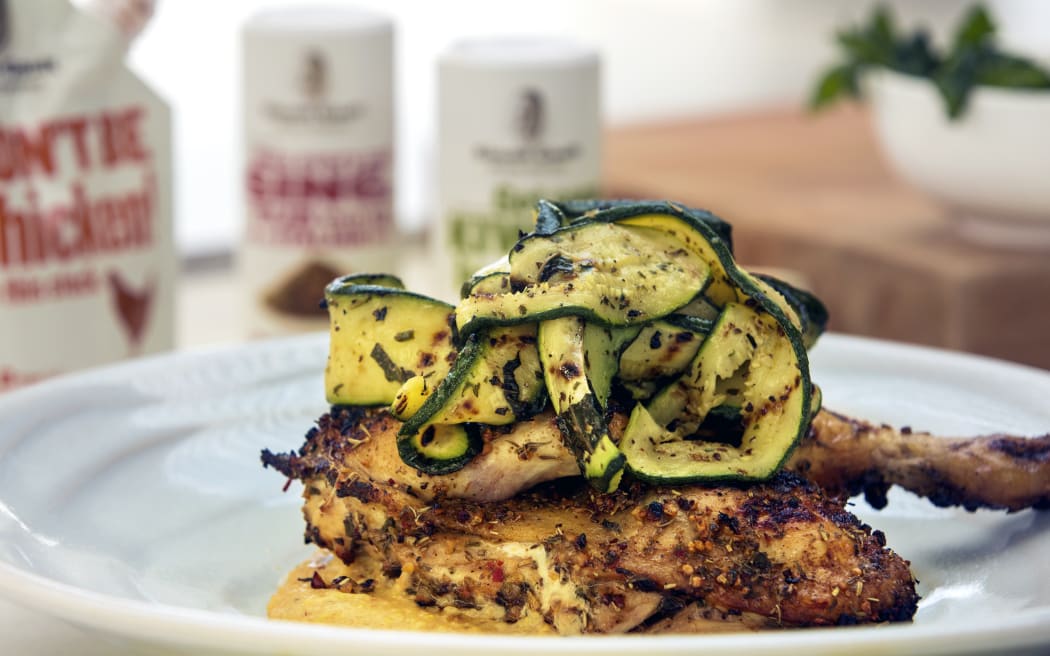Simon Gault's BBQ half chicken