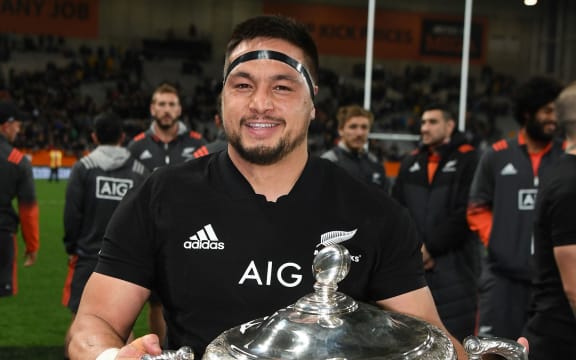 All Blacks prop Kane Hames