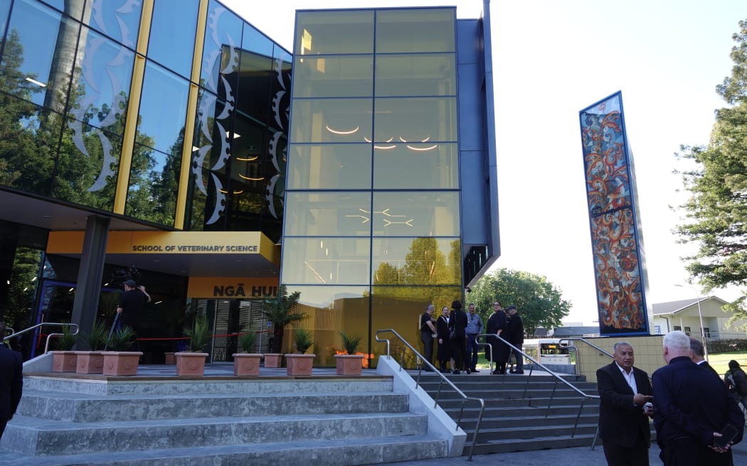 The $70 million Ngā Huia building is the final part of a $160m upgrade to vet school facilities.