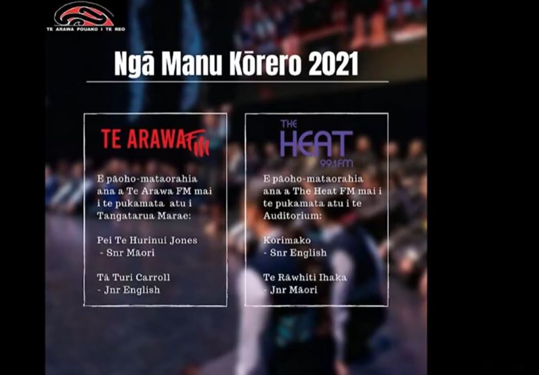 The two-day competition will start streaming online on the Ngā Manu Kōrero 2021 Manawatū/Horowhenua Facebook page on September 22.