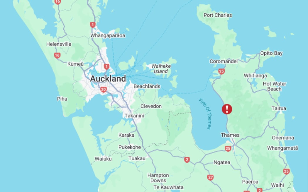 State Highway 25 was closed after a crash, during the busy holiday travel period, on Friday 27 December, 2024.
