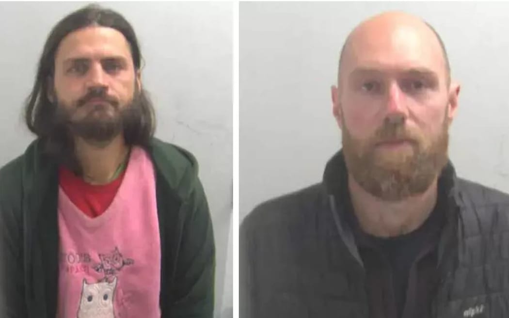 Morgan Trowland (right) was sentenced to three years imprisonment, while Marcus Decker (left) received a sentence of two years and seven months.