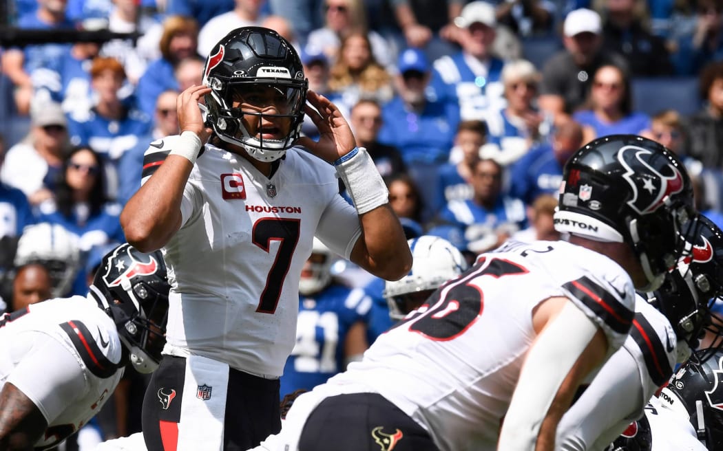 Quarterback CJ Stroud in action for Houston Texans.