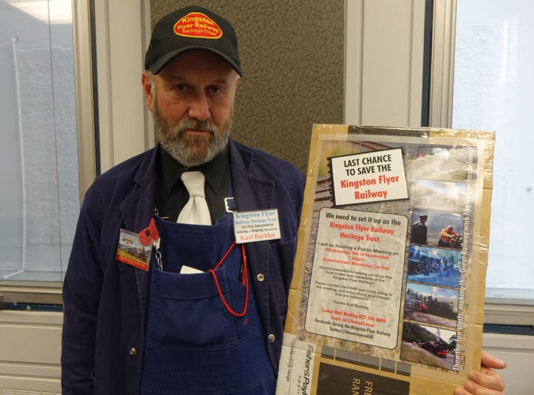 Steam enthusiast Karl Barkely wants to buy the Kingston Flyer through a public trust.