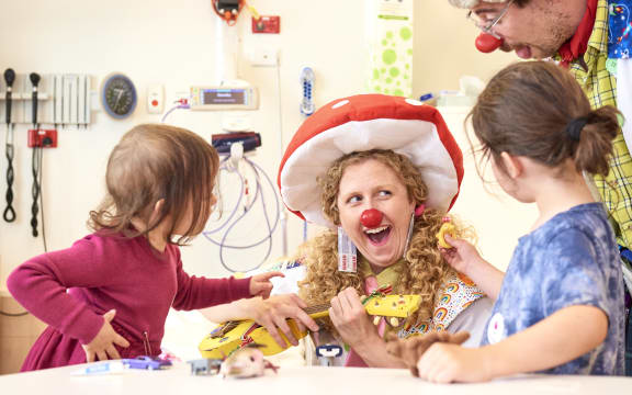 “The clown is a beautiful, empowering character to be with because they love you no matter what” - clown doctor and theatre performer Phoebe Mason.