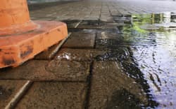 A leak in the Wellington CBD