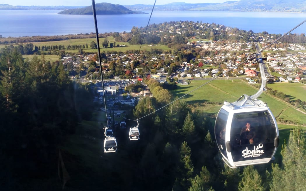 Skyline Gondola Cableway in Rotorua, 2017.