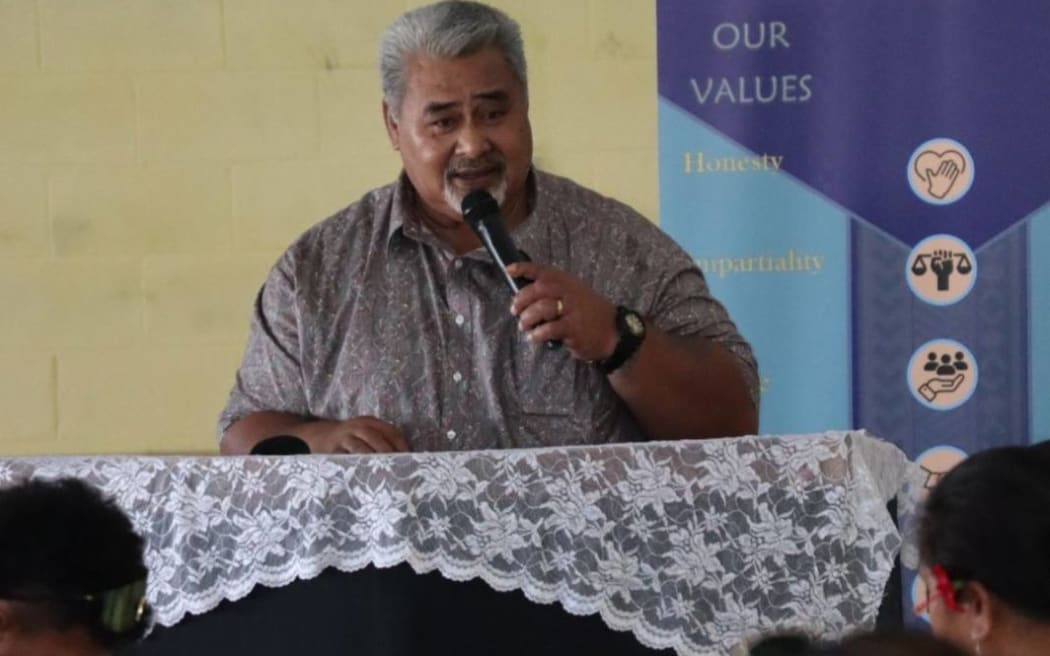 Samoa's Electoral Commissioner Toleafoa Tuiafelolo John Stanley