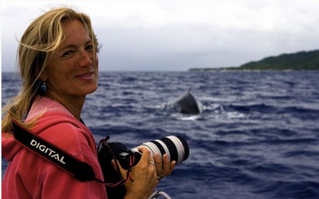 Nan Hauser has been researching whales in the Cook Islands for three decades.
