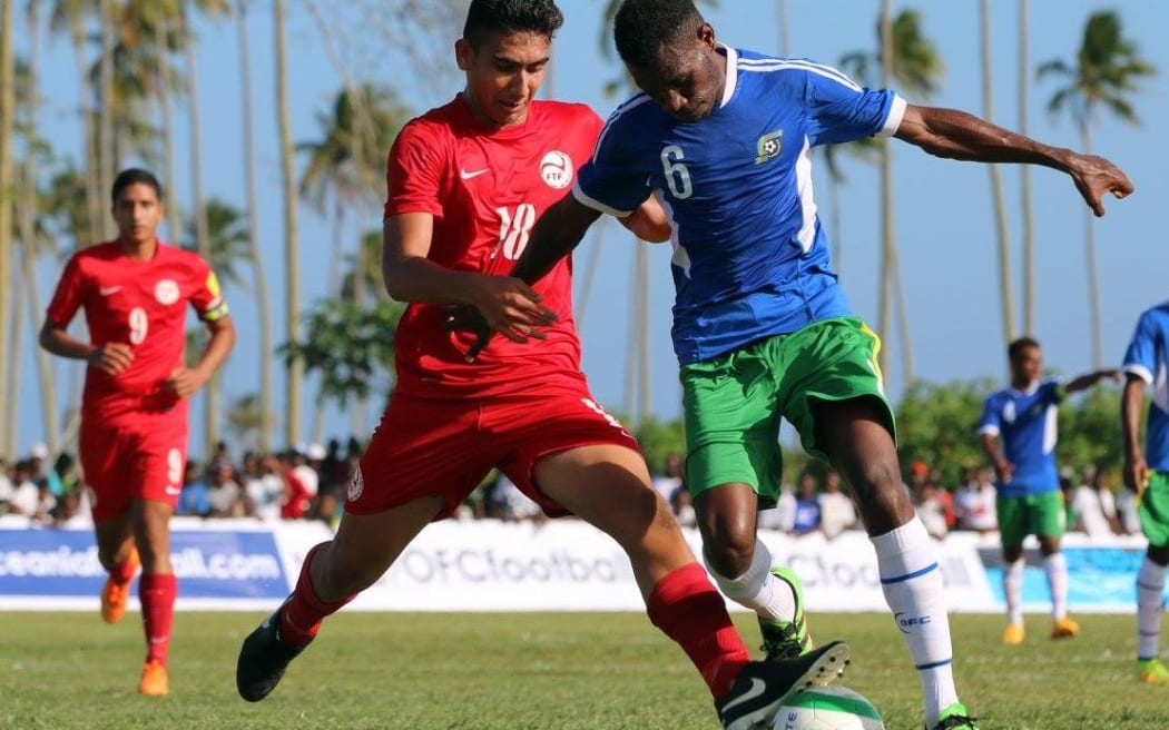 Solomon Islands fought back to draw 2-2 v Tahiti.