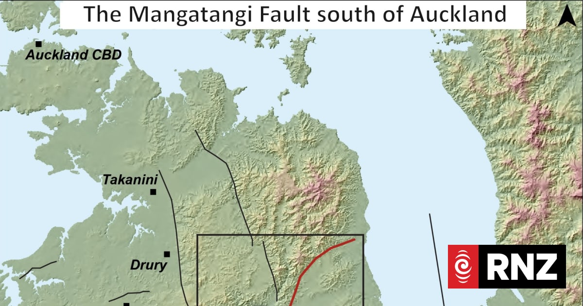 Magnitude 6.8 earthquake possible on Auckland faultline - study | RNZ