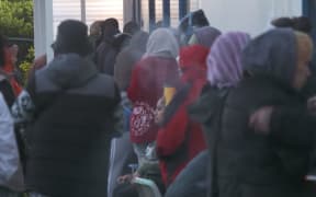 Queues at Manurewa's Work and Income office.