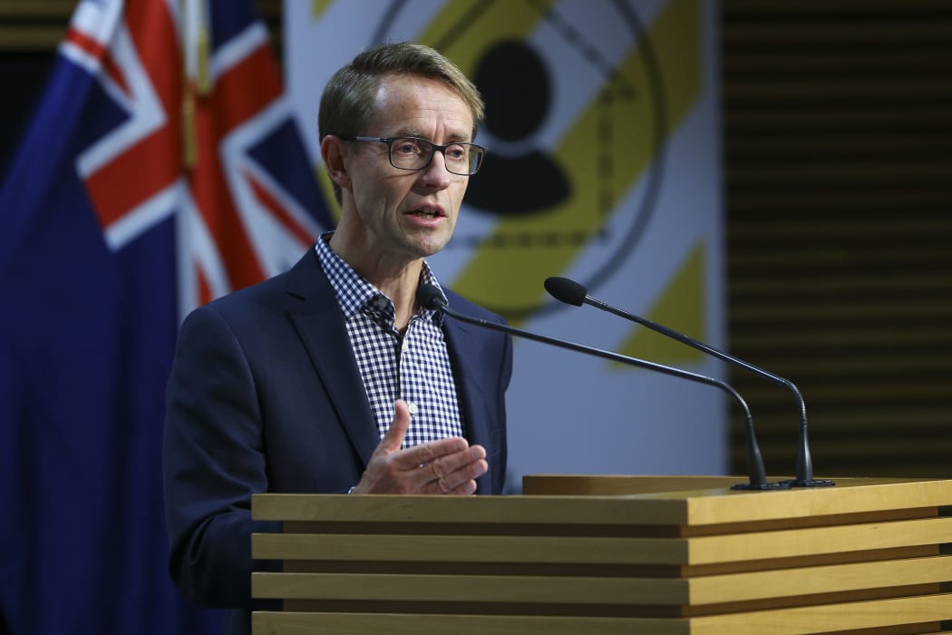 Director General of Health Dr Ashley Bloomfield speaks to media during a press conference at Parliament on April 19, 2020.