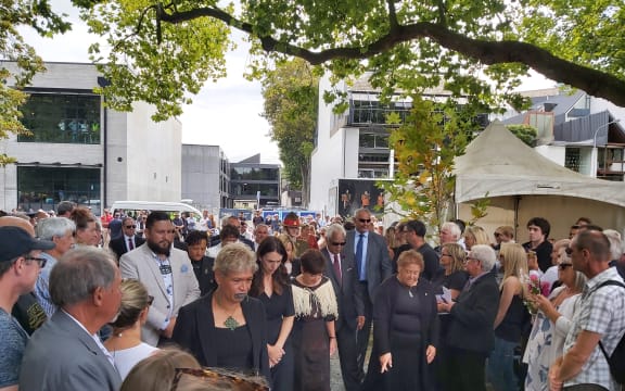 Prime Minister Jacinda Ardern and Dame Patsy Reddy were among those attending the memorial service.