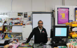 Kalpesh Patel, owner of the Hilltop Superette in Parnell.