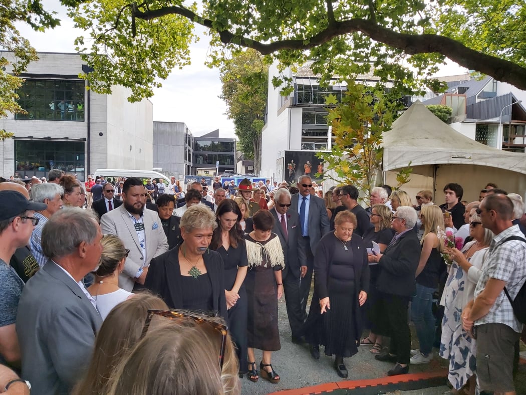 Prime Minister Jacinda Ardern and Dame Patsy Reddy were among those attending the memorial service.