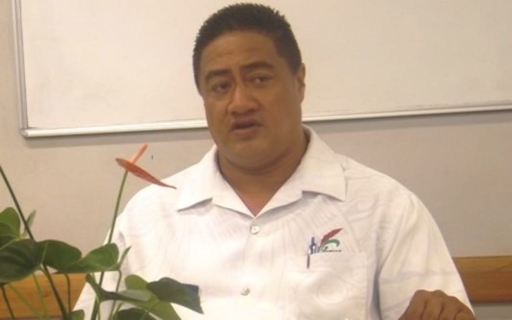 The acting Samoan police commissioner, Agamasaga Michael So'onalole.
