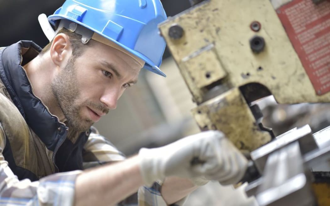 Machinery worker