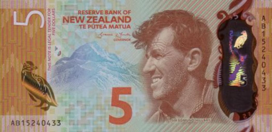 New Zealand's $5 note