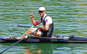 New Zealand rower Robbie Manson.