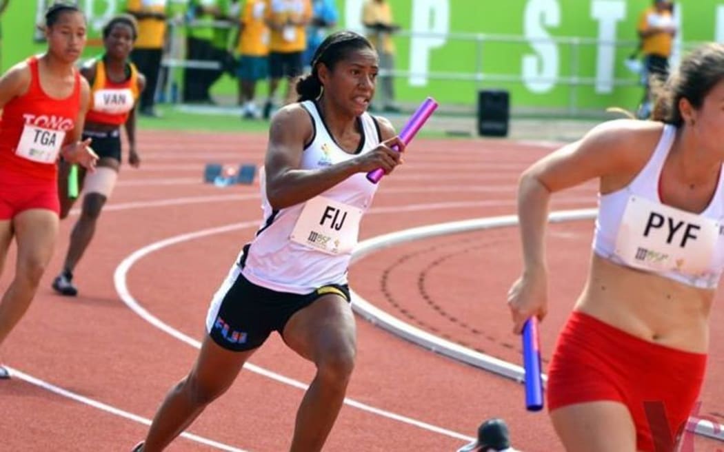 Fiji sprinter Sisilia Seavula.