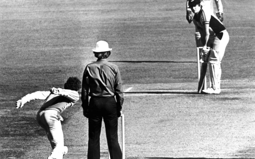 Trevor Chappell in the infamous underarm bowling incident of 1981.