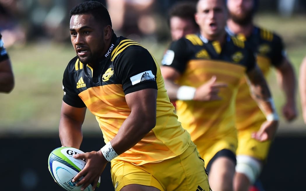 The Hurricanes midfielder the former Warriors centre Ngani Laumape.