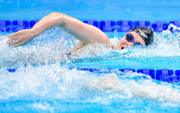 Erika Fairweather. 200m Freestyle heat  Tokyo Aquatics Centre, Tokyo, Japan, Tokyo 2020 Olympic Games. Monday 26 July 2021.