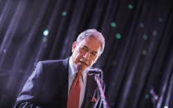 New Zealand First leader Winston Peters at the Duke of Marlborough in Russell on Election Night on October 14 2023.