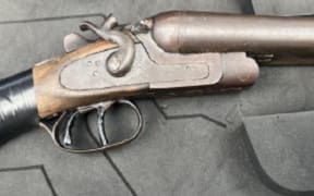 Double-barrelled sawn-off shotgun seized following the arrest of a 24-year-old man in Auckland.