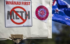 n January, 2019, the Anti-P Ministry held a hikoi in Kawerau to protest against meth use in the rural Bay of Plenty town. New Zealand Herald photograph by Mike Scott