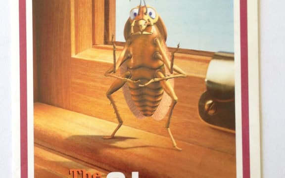 Ken the Cockroach was created as part of an ad campaign to encourage preparation and appeared on TV’s across New Zealand, reminding people “Don’t panic, prepare” - Image sourced from Emergency Management Canterbury.