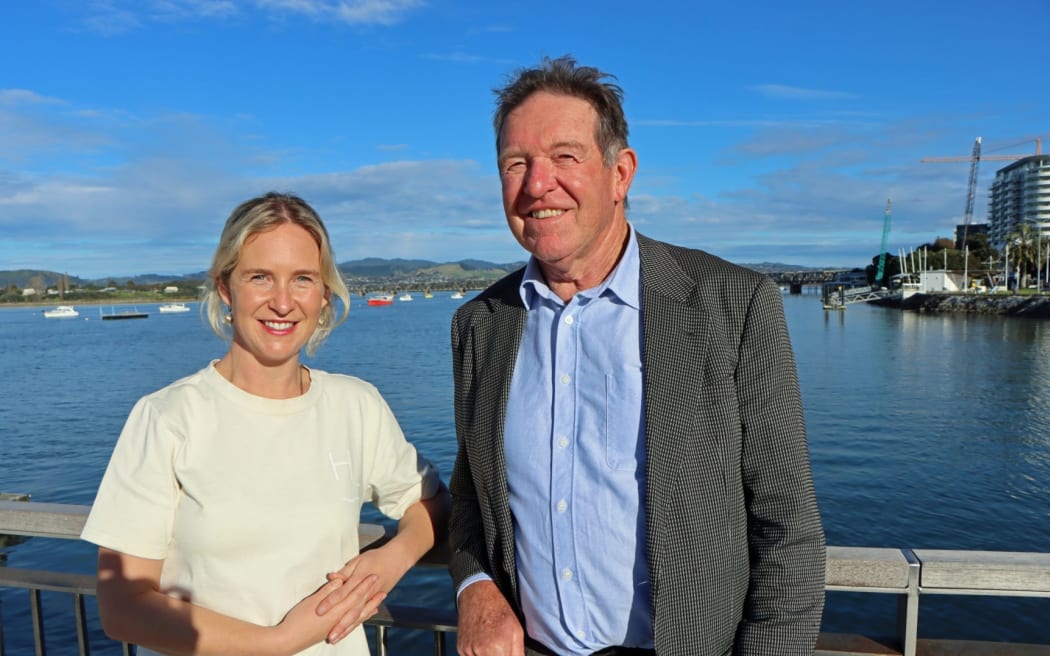 Peter and Amy Bourke of Hauraki Express want to start a commuter ferry service in Tauranga. Photo: Alisha Evans/SunLive.