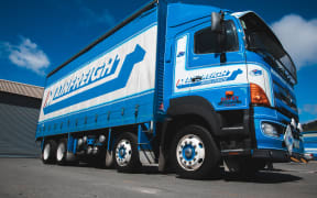 Mainfreight truck at a depot