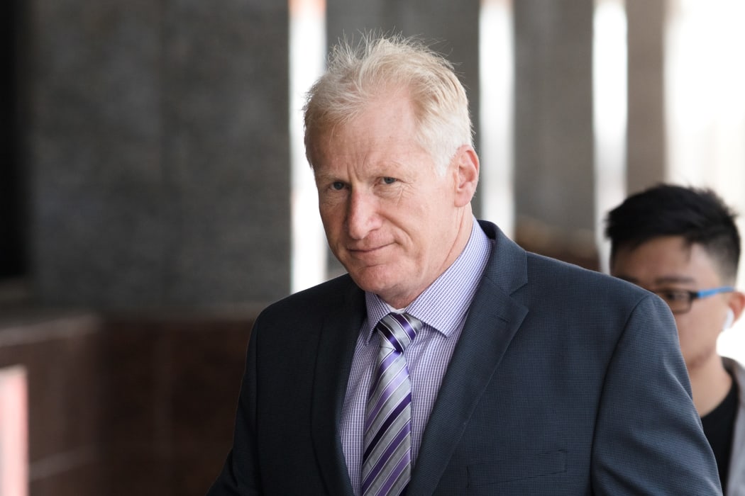 Alfred Keating heading into the Auckland District Court