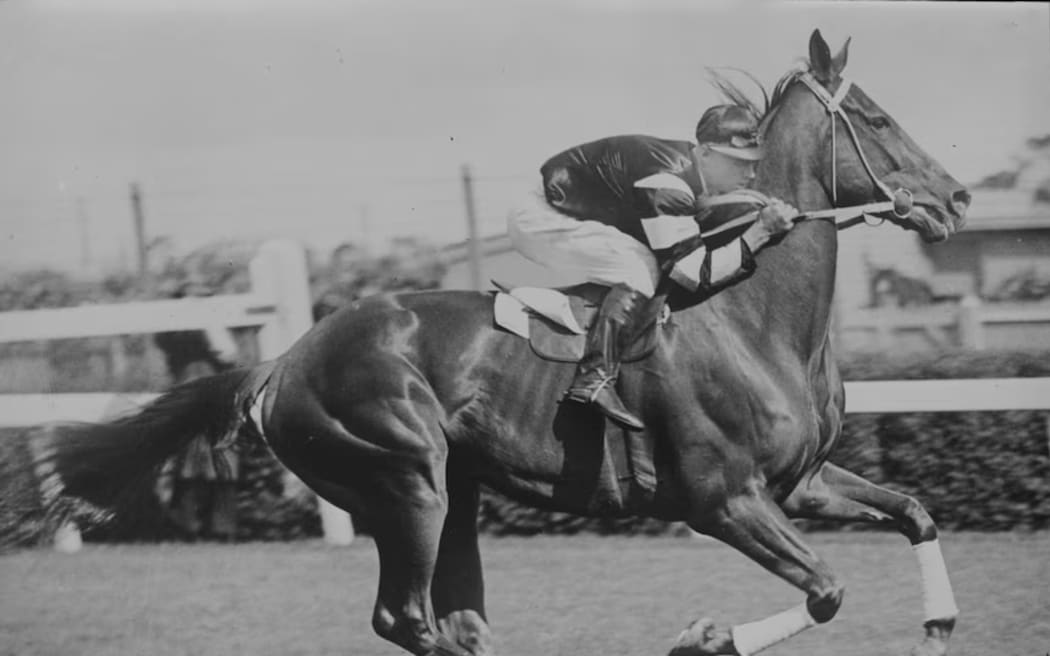 Two new musicals about Phar Lap (pictured with jockey Jim Pike, in about 1930) are opening within a month, from two writers making their debut.